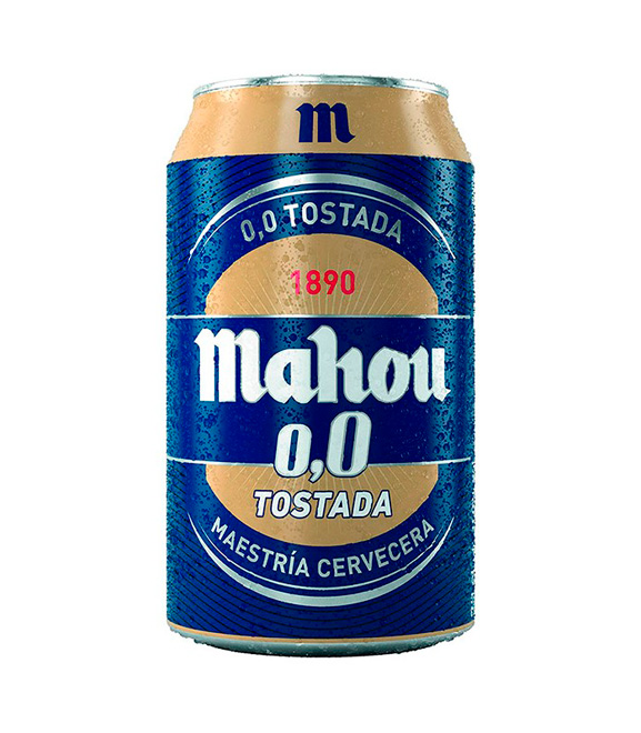 cerveza Mahou 0,0 lata