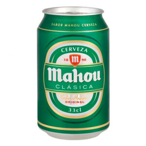 lata cerveza Mahou clasica