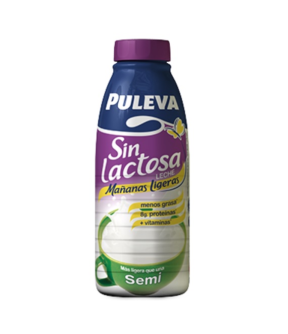 Leche sin lactosa - Puleva Mañanas Ligeras fácil de digerir.